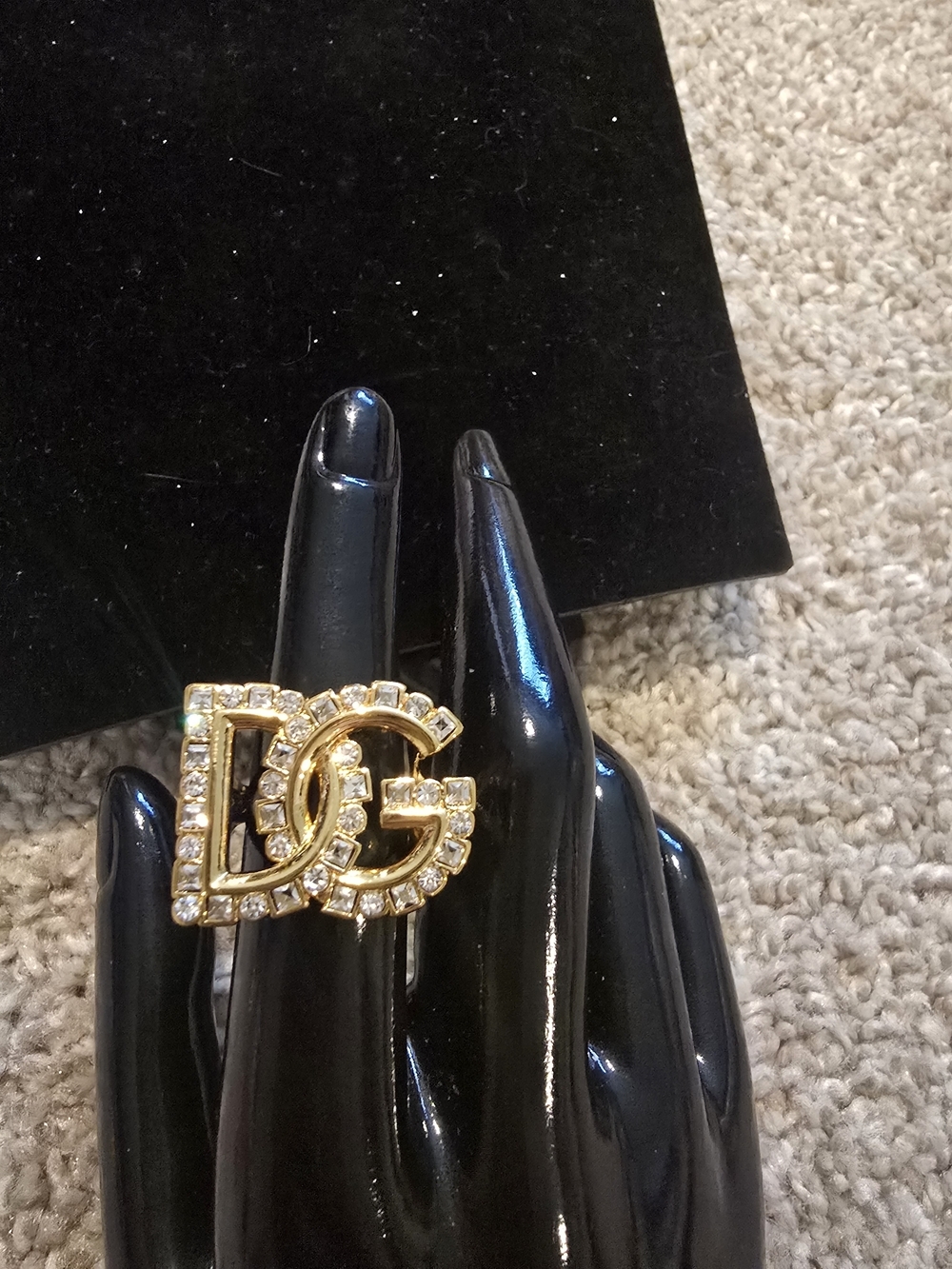 D&G Gold Crystal Ring - Picture 4 of 8